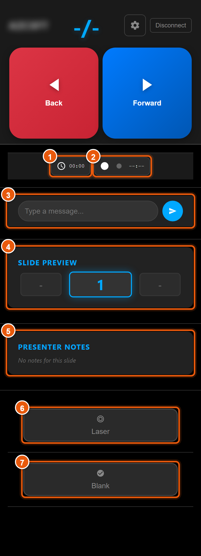 Timers, messages, preview and notes