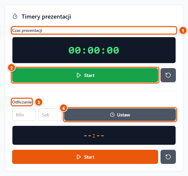 Timery prezentacji
