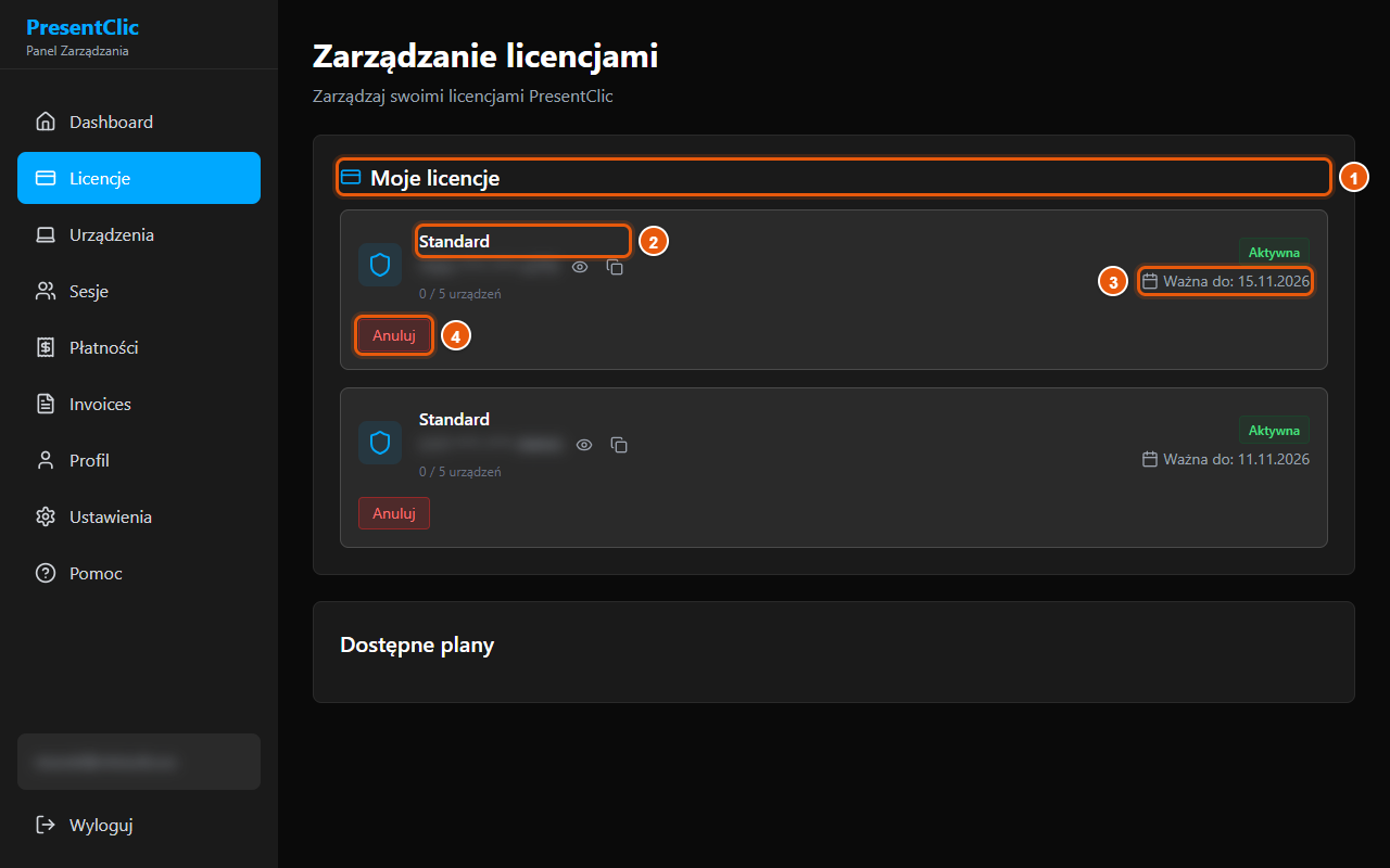 Licencje